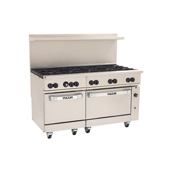 Vulcan Restaurant Equipment Vulcan 60SS-10BN, Endurance Range, 2 Standard Ovens, Natural Gas, S/S, 10 Burners 60SS-10BN - main